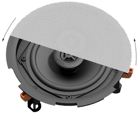 AUDAC CIRA840D/W, двухполосная встраиваемая акустическая система